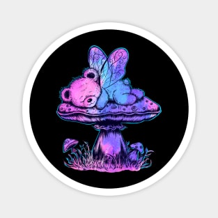 Slumbering Fairy Bear Magnet